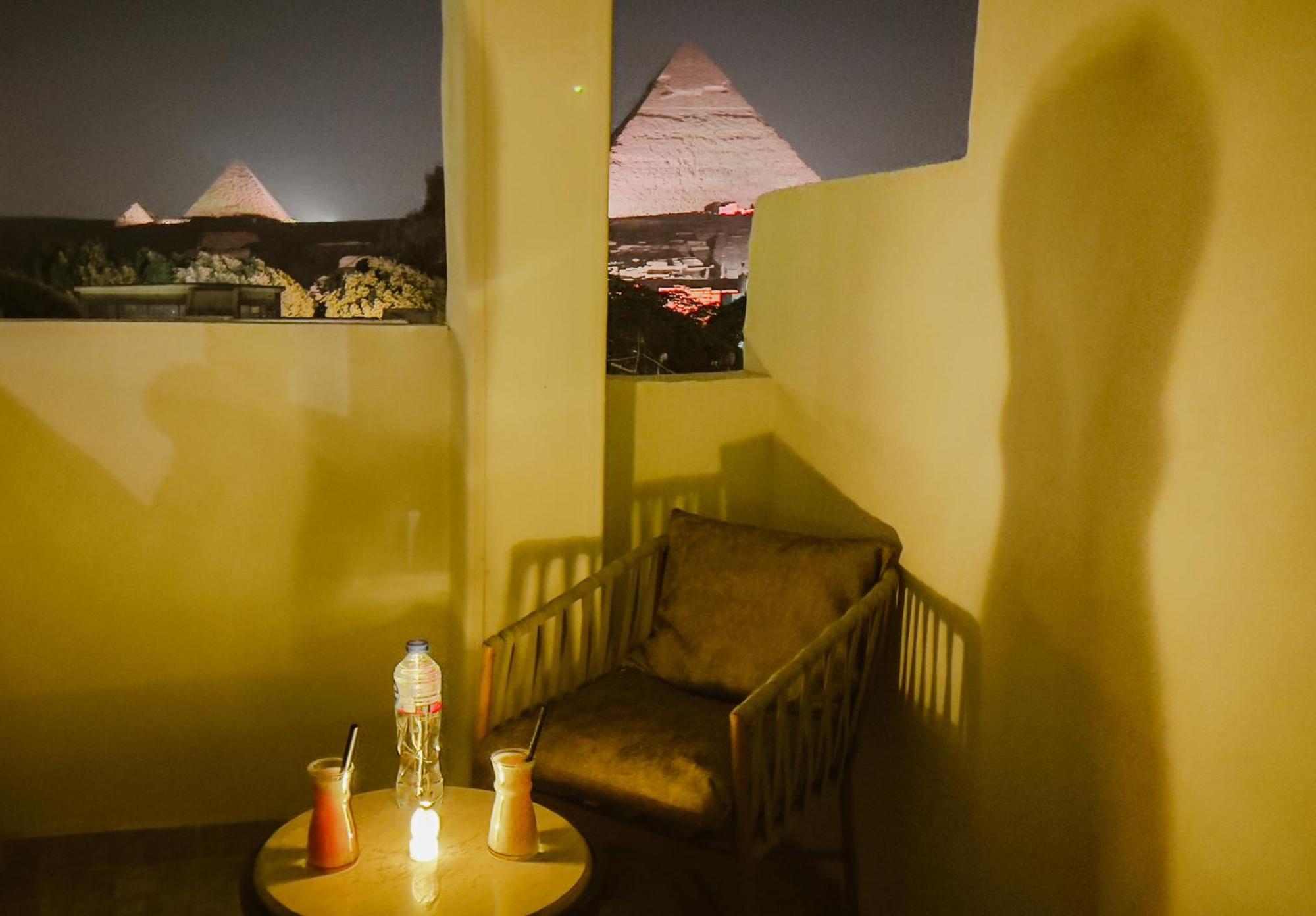 Pyramids Vista Inn Kafrat al Jabal Bagian luar foto