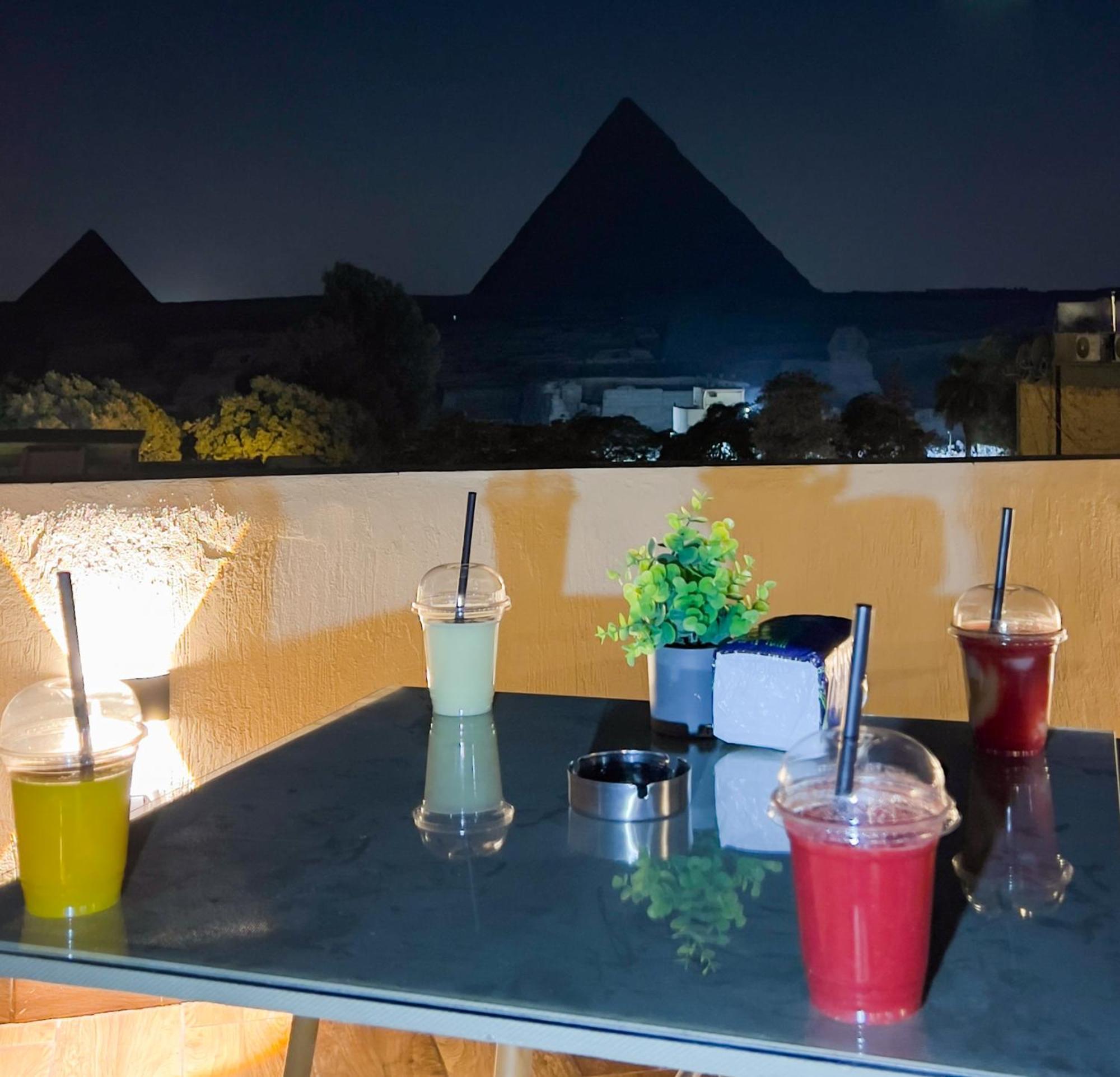 Pyramids Vista Inn Kafrat al Jabal Bagian luar foto
